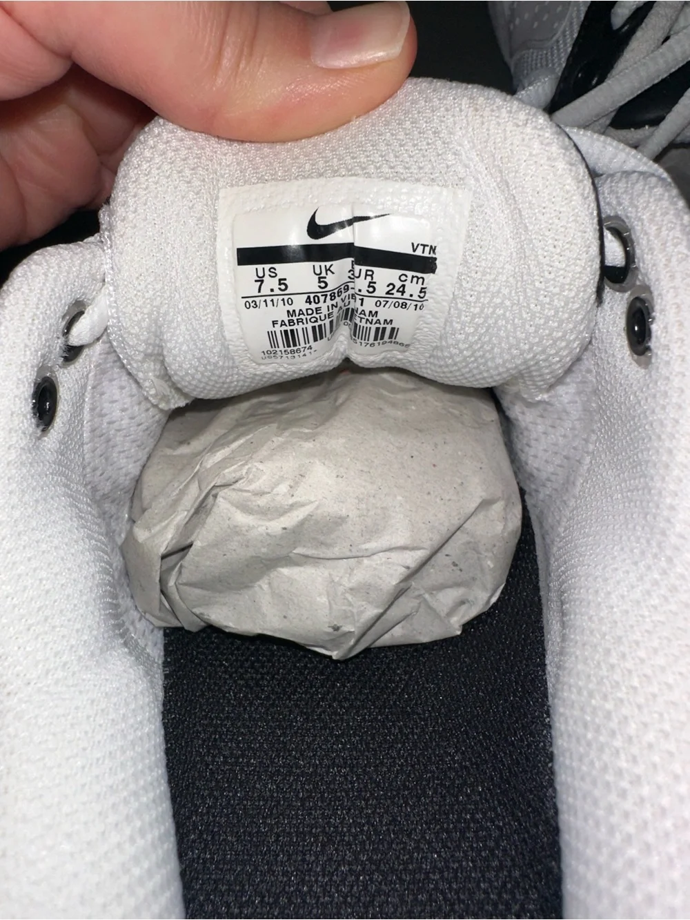 Nike never worn